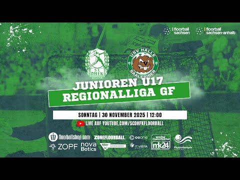 FLOORBALL REGIONALLIGA OST U17 | SC DHfK Leipzig - USV Halle Saalebiber