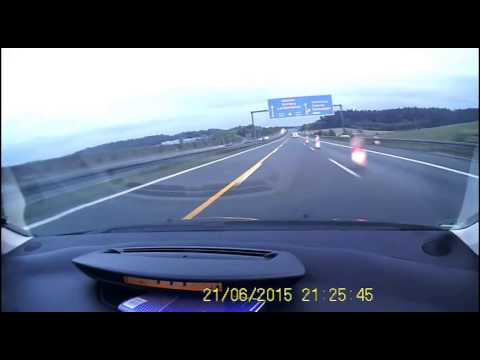 Strecke: Leipzig -  München Autobahn A9 [Zeitraffer/Timelapse]