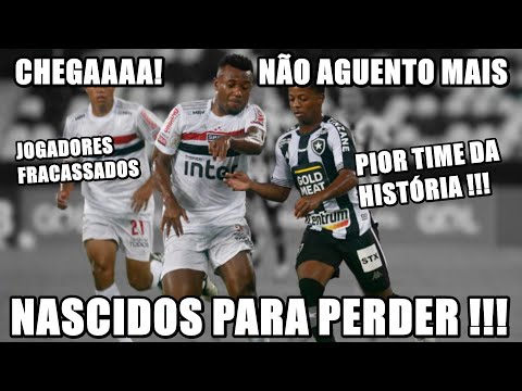 BOTAFOGO 1X0 SÃO PAULO NARRAÇÃO DA ZUEIRA - O CURIOSO CASO DO TIME QUE SÓ SABE PERDER