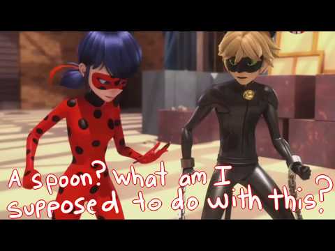 Miraculous Ladybug Comics Chat Noir "A Spoon - What Am I upposed To Do With This?"