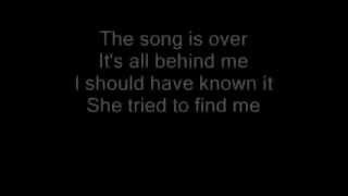 Video thumbnail of "The Who The Song Is Over Lyrics"