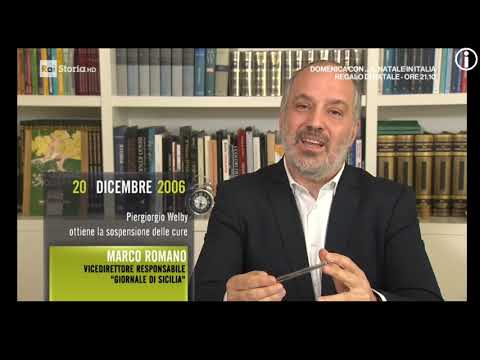 §.2/** 2006 muore Piergiorgio Welby,  eutanasia: 20 DICembre 2020 * commento 2020 RAI STORIA ACCADDE