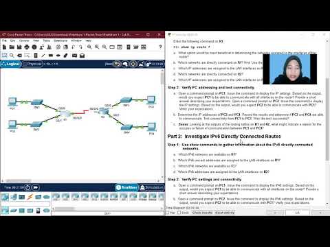 Lab Activity 1.3.2.5 Packet Tracer – Investigating Directly Connected Routes