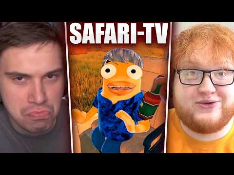 ГЛЕБ ИГРАЕТ в Safari-TV (Ростик, Хелин, Витя) | Sasavot