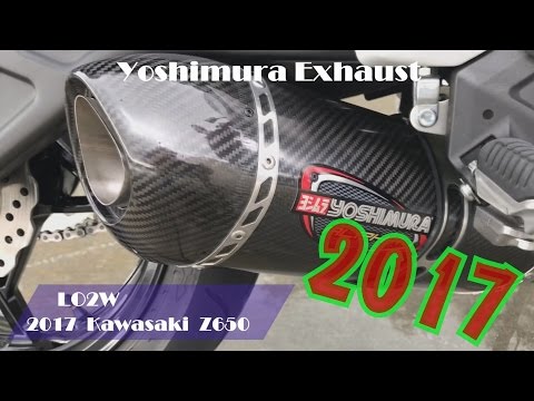 KAWASAKI Z650 Exhaust Sound / Stock vs Akrapovic and Yoshimura