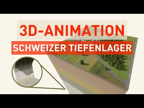 So soll das Schweizer Tiefenlager aussehen – 3D-Animation