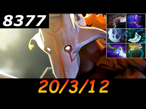 Dota 2 Juggernaut 8377 MMR 20/3/12 (Kills/Deaths/Assists) Ranked Full Gameplay
