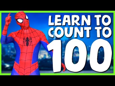 1⃣0⃣0⃣ Learn To Count To 100 With Spiderman 🕷 Spiderman Superhero Sing Along Songs 🕸
