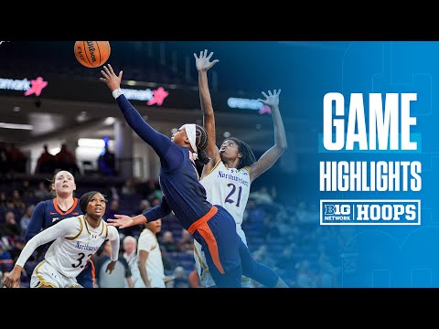 Illinois at Northwestern | HIGHLIGHTS | Big Ten Women's Basketball | 01/23/2025