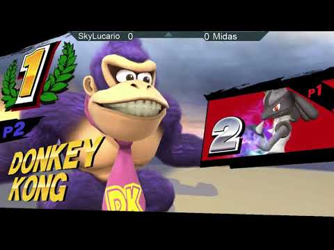 Smash4 ~ SkyLucario (Lucario) vs Midas (DK)
