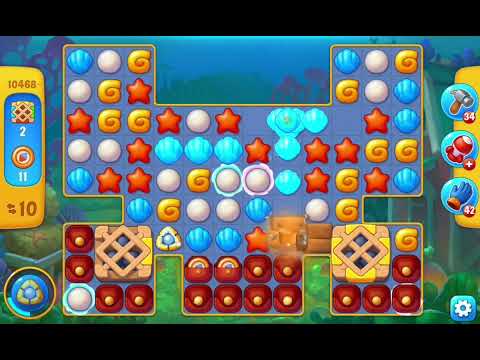 Fishdom Easy Level 10468 (with ingame lightning and firecracker boosters) @choraelmin