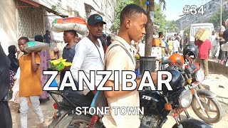 STONETOWN ZANZIBAR: A PARADISE WALKING TOUR AT STONE TOWN BUSY EVENING ON CHRISTMAS DAY 🎄( Pt.35).