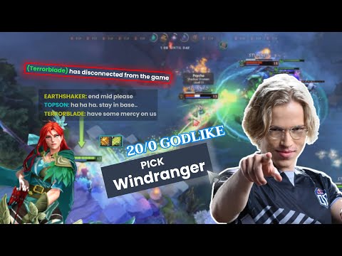 Topson Windranger GODLIKE 🔥 IMMORTAL PUB DESTROYED | High MMR Gameplay