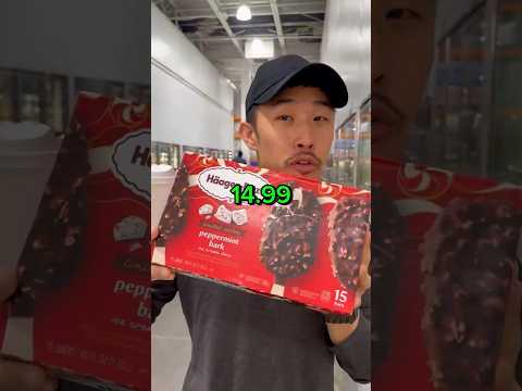 Haagen Daz - Limited Edition Peppermint Bark #icecream #haagendazs #costco #costcofinds