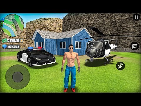 Police Bike and Helicopter Driving in an Open World Game - Android Gameplay 2024