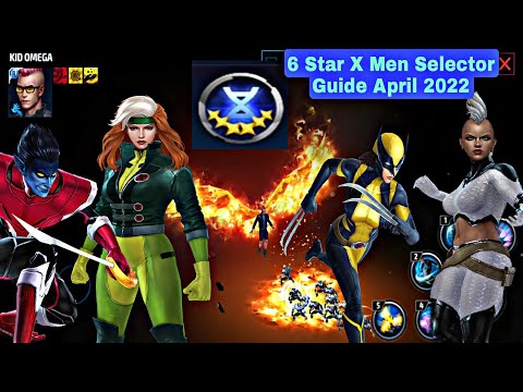 6 Star X Men Selector Guide April 2022 - Marvel Future Fight