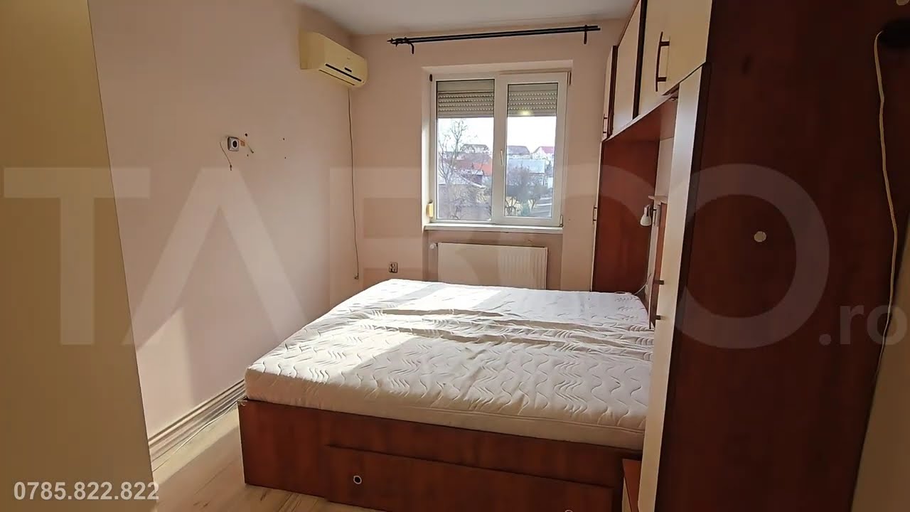 Apartament 2 camere de vanzare 48 utili balcon zona Vasile Aaron Sibiu - Video