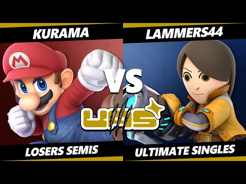 UAS: Finale LOSERS SEMIS - Kurama (Mario) Vs. Lammers44 (Mii Gunner) Smash Ultimate - SSBU