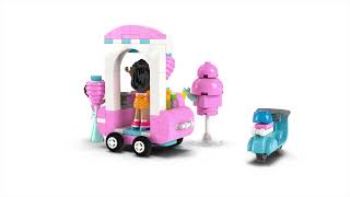 LEGO® Friends 42643 Stánek s cukrovou vatou a skútr