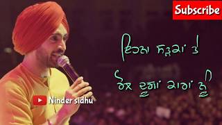 Big scene Diljit Dosanjh new punjabi song whatsapp status and lyrics video + Download link👇
