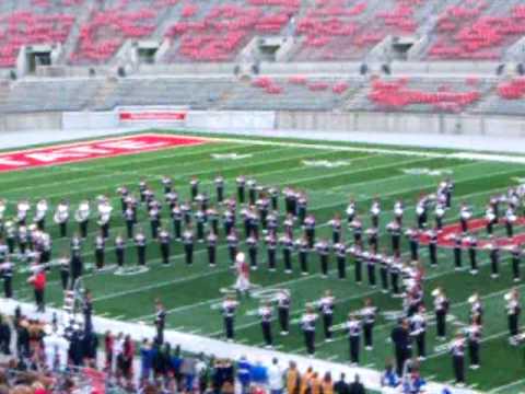 Ohio State Marching Band performing Chameleon