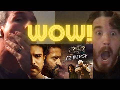 RRR Glimpse - NTR, Ram Charan, Ajay Devgn, Alia Bhatt | SS Rajamouli | REACTION!!!
