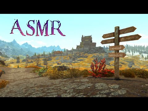 Skyrim ASMR | Taking you on a very relaxing walk across Skyrim 😴