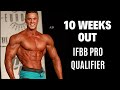 10 Weeks Out - Cheat Meal and Back Training - IFBB Pro Qualifier Series