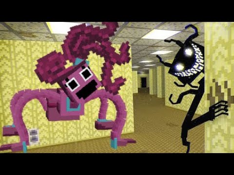 Mommy long legs VS Backrooms in minecraft