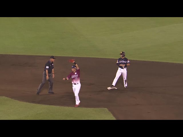 【4回表】足でチャンスを演出!! ホークス・野村大樹 プロ5年目で初盗塁を決める!! 2023年9月20日 東北楽天ゴールデンイーグルス 対 福岡ソフトバンクホークス