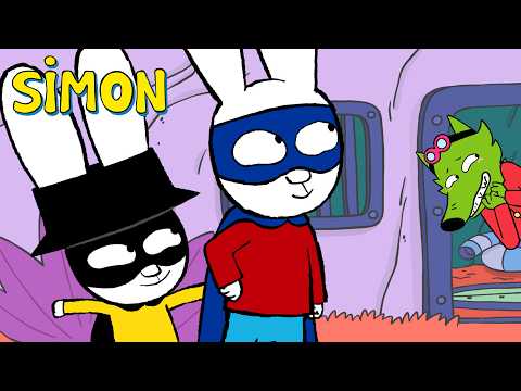 Grandma Wolf’s Surprise Visit! 🎉🍫 Simon | Full episodes Compilation 1hr S1+3+5 | Cartoons for Kids