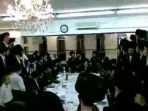 Purim Tish in Modzitz