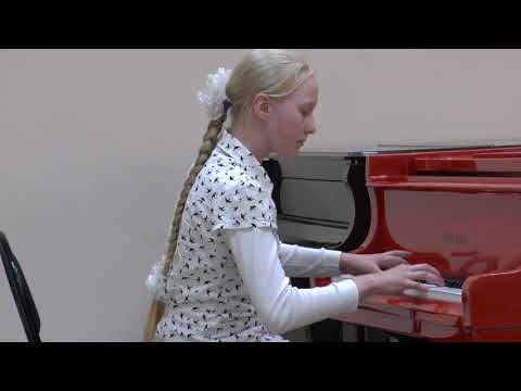 Годовой экзамен по специальности Анастасии Зубковой 5 класс