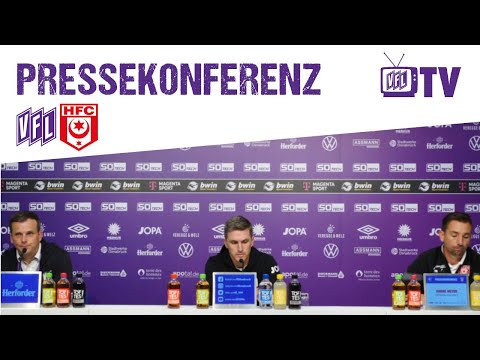 Pressekonferenz nach 3:2 gegen Halle