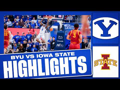 BYU vs Iowa State | FULL GAME HIGHLIGHTS | BYU BASKETBALL