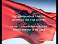 Albanian National Anthem - "Hymni I Flamurit" (SQ/EN)