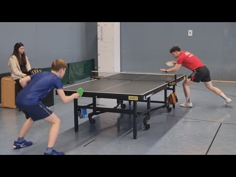 WTTV U19 Mannschafts Einzel Nico Zimon (1858TTR) : Tyson Tan Hasse (2007TTR)