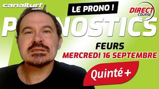 emission video des courses turf pmu du Mercredi 16 septembre 2026