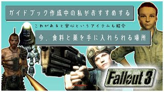 ガイドブック作成中の私がおすすめする食料と薬を手に入れられる場所 [FALLOUT3(フォールアウト3)]