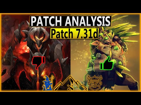 Patch analysis 7.31d Dota 2 NEW META