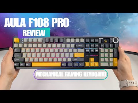 AULA F108 Pro Mechanical Gaming Keyboard | Sound & Review