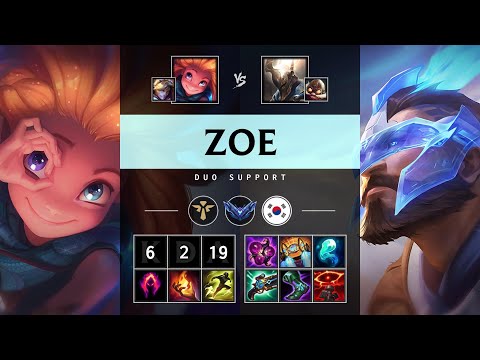 Zoe Support vs Pantheon - KR Diamond Patch 25.S1.3
