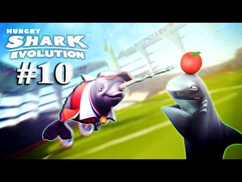 Hungry Shark Evolution NATASHA THE NARWHAL - SPECIAL SHARK #10
