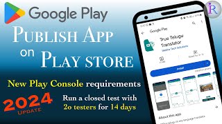 How to publish app in Google Play Store | 2024 update