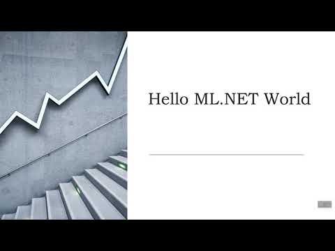 A Simple ML NET Linear Regression Machine Learning Application