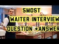 Waiter interview Questions & Answers | Waiter and waitress interview for hotel jobs