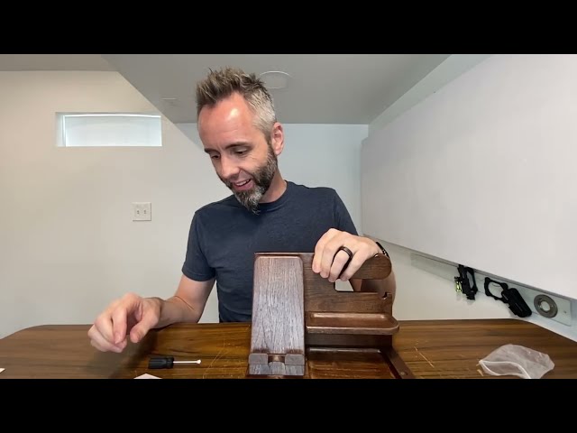 Best Wood Phone Docking Station Assembly Guide - alternate angle