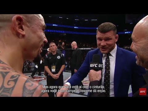 UFC 213: Whittaker é confrontado por Bisping no octógono