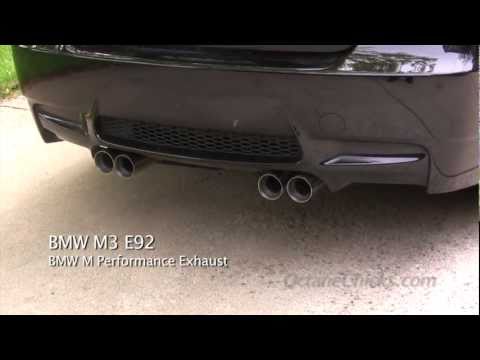 BMW M Performance Exhaust  vs. stock OEM exhaust on 2011 E92 M3