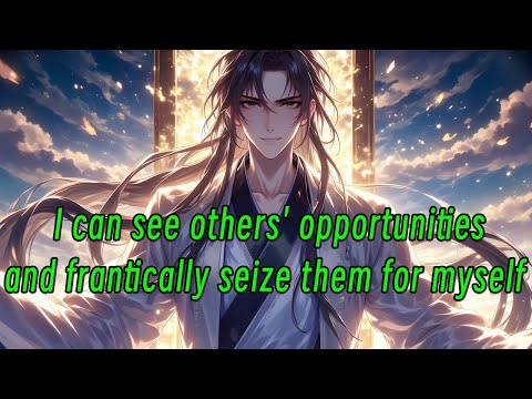 I can see others' opportunities and frantically seize them for myself.